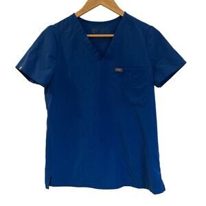 Blue FIGS One Pocket Scrub Top Sz XS FIGS Scrubs